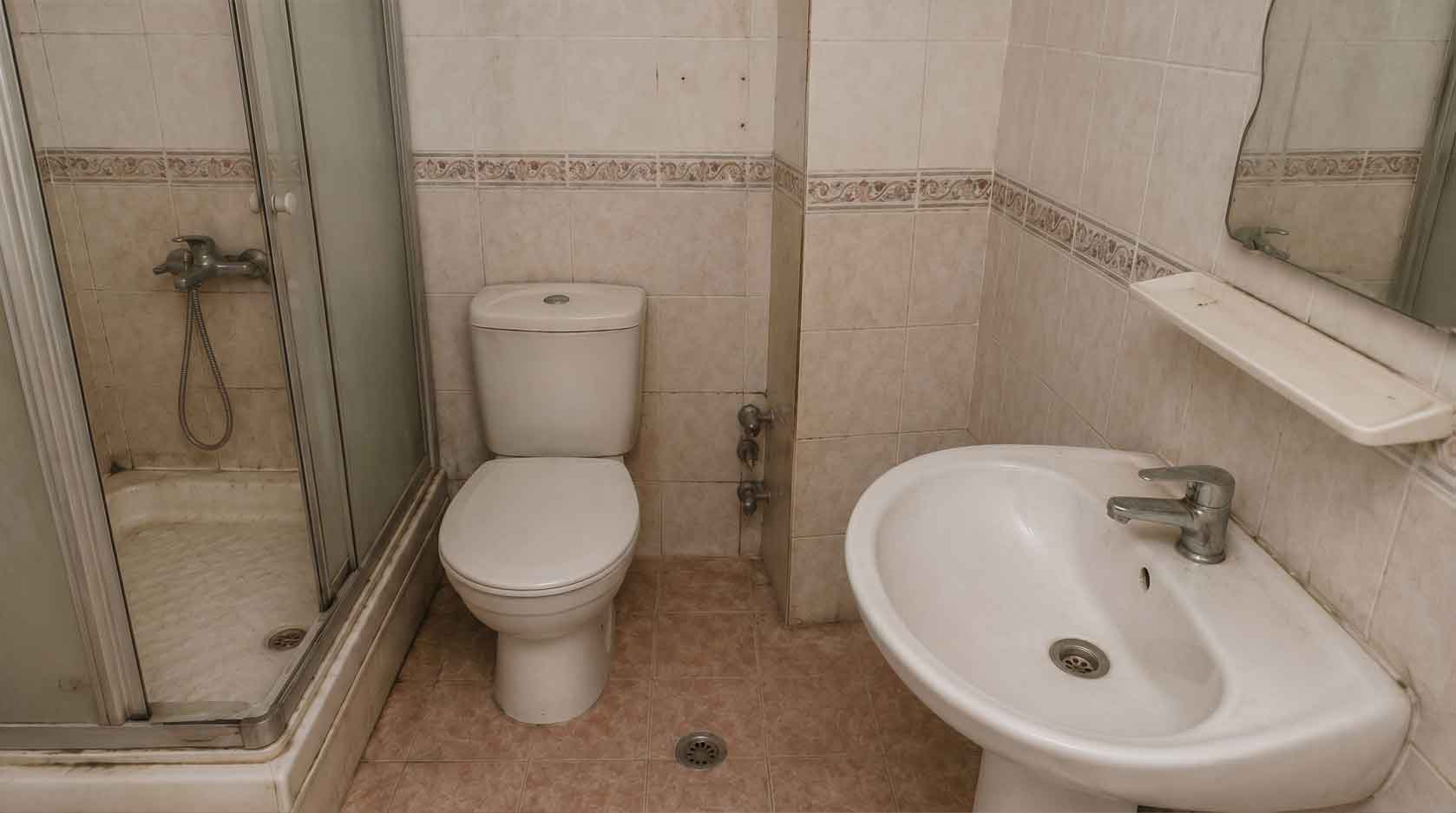 Banyo Tadilatı Uygulaması — uygulama öncesi