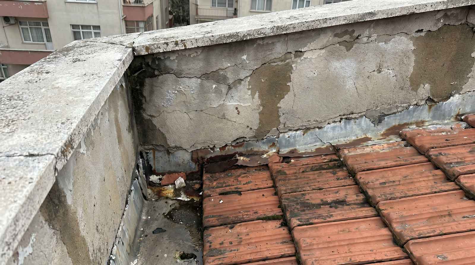 Çatı Aktarma ve Sızıntı İzolasyonu — uygulama öncesi